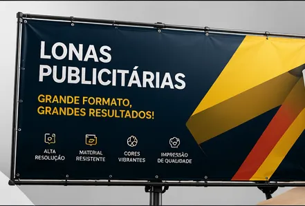 Criação de Lonas Publicitárias